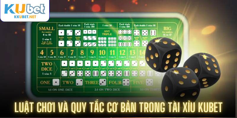 Luật chơi và quy tắc cơ bản trong tài xỉu Kubet